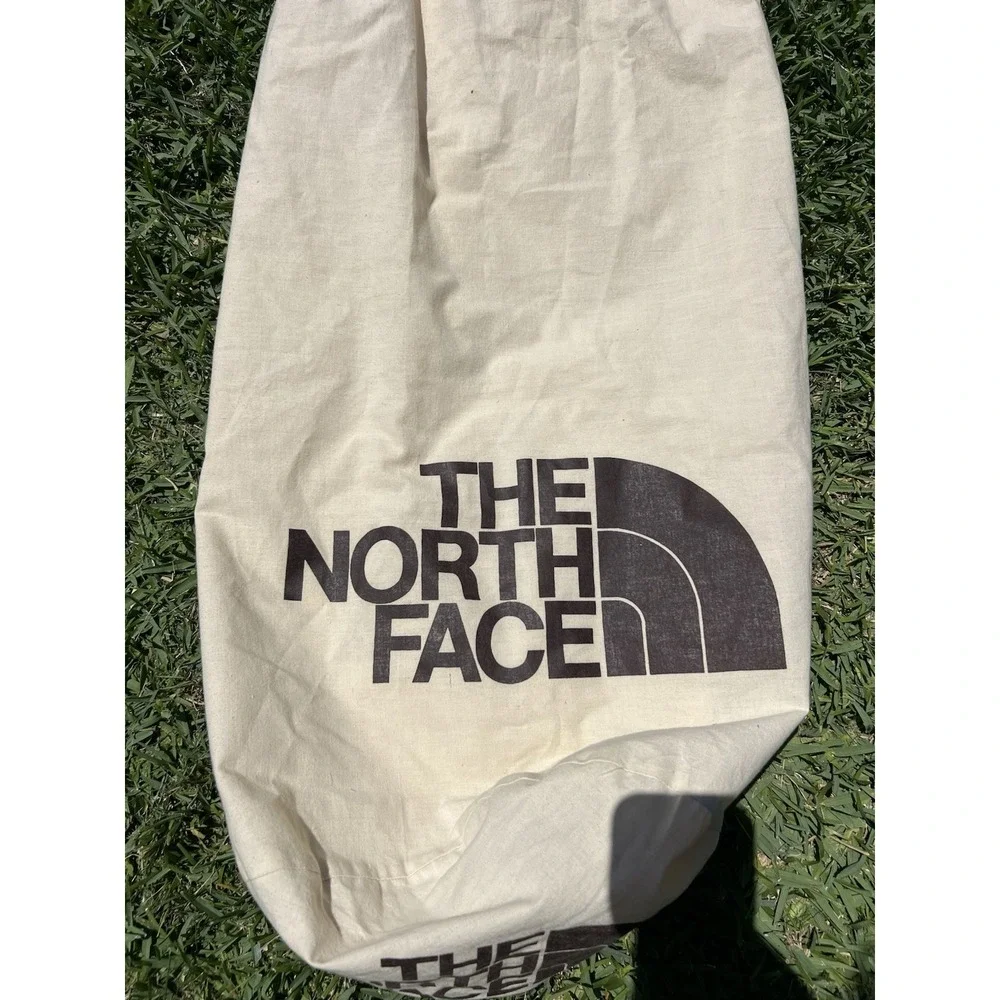 Vintage 80s The North Face Camping Laundry Bag Hiking Backpacking Tote Big Logo